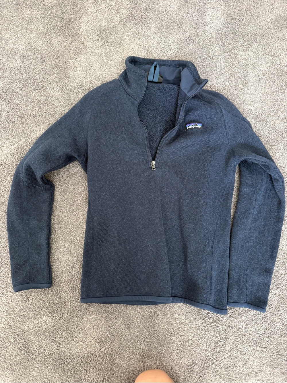 Patagonia Men's Dark Navy Half-Zip Fleece Pullover